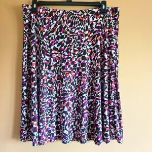 George Stretch Geometric Skirt, XL
